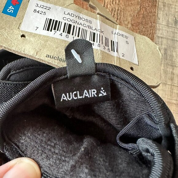 Auclair Womens Size S Lady Boss Ski Gloves Insulated Brown Black Goat Leather - Picture 7 of 7